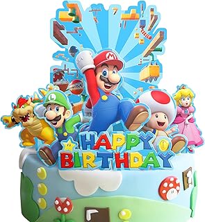 Set of party decorations for Mario cake decoration for birthday party decorations, 7 pieces.. DIAYTAR Nigeria offers the perfect blend of affordability and efficiency. Shop now and get your products delivered between 5 and 8 days nationwide.