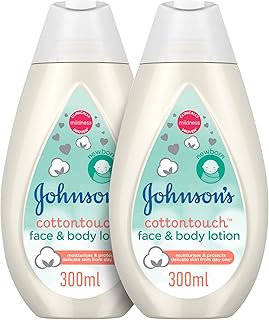Face and body milk for newborn Johnson's - Cotton touch, 300 ml, pack of 2.. DIAYTAR NIGERIA brings a world of products to your fingertips with affordable prices and quick delivery.