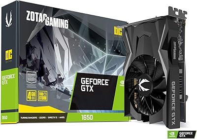 Zotac GeForce GTX 1650, OC, 4 GB, GDDR5, 128 -bit game graphics card.. Experience the DIAYTAR difference with our vast product selection and delivery within 5-8 days.