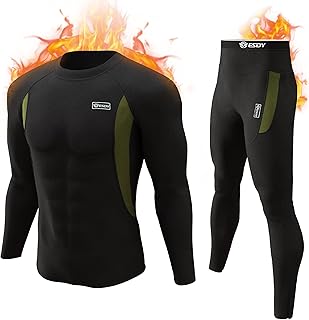 Set of thermal underwear for men, winter fishing equipment doubled in fleece, Jones hot base layer, top and bottom of skiing.. DIAYTAR NIGERIA connects desires with reality through affordable prices and reliable delivery service.