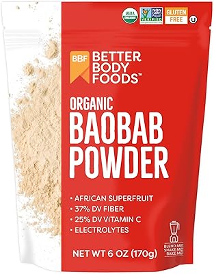 Baobab organic Baobab Better Body Foods with iron and vitamin electrolytes.. Discover a world of choices with DIAYTAR NIGERIA's extensive marketplace and prompt shipping service.