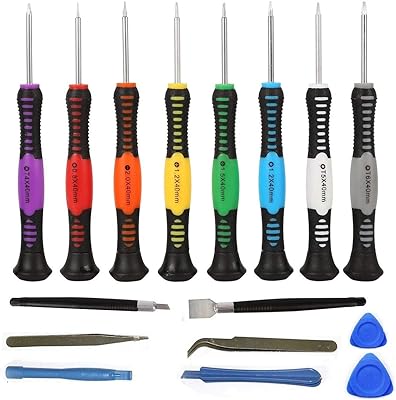 16 -piece screwdriver repair kit, opening tools, electronic repair manual kit, pentalobe yarm y in precision star, compatible with iPhone 8 x 12 iPad MacBook Tablet.. Experience retail satisfaction with DIAYTAR NIGERIA's comprehensive platform and prompt shipping service.