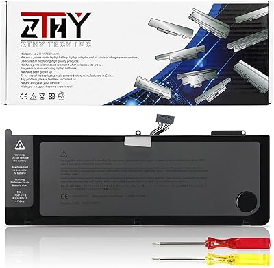 Laptop battery ZDTHI A1382 79Wh compatible with MacBook Pro 15 inch A1286 (only for early 2011, late 2011 and mid-2012), compatible with 661-5844 020-7134-A MC721LL/A MC723LL/A.. DIAYTAR NIGERIA: Your trusted partner for affordable online shopping with reliable delivery timeframes.
