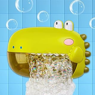 Dinosaur-shaped automatic bubble machine, bath toys for toddlers, plays 12 songs for children and blows bubbles, fun bubble machine to sing for babies and children.. DIAYTAR NIGERIA revolutionizes online shopping with competitive prices and reliable 5-8 day delivery.