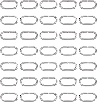 Unicrafttable approximately 200 Parts 304 Rings with oval stainless steel mealing rings for the manufacture of jewelry oval connectors for jewelry pendants, manufacture of 10x5x1mm metal rings jewelry.. From household needs to gadgets, DIAYTAR Nigeria has it all.