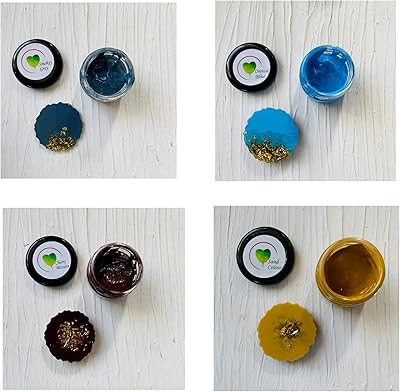 Set of 4 opaque resin pigments in bright colors, 30 g each (set of 7 colors).. Your one-click solution to affordable shopping, DIAYTAR NIGERIA delivers quality products nationwide.