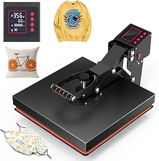 Horglow 15 x 15 inch hot press machine with high pressure valve for t-shirt, printing machine by professional digital sublimation for printing by industrial sublimation for mouse mats and fabric bags.. DIAYTAR Nigeria: Where affordability meets fast and reliable e-commerce service.