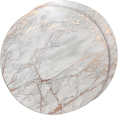 Set of dining table dining tables with thick cork resistant toinated heat granite, 15 inch waist, round, pink gold color - 2mc15rgo.. Shop efficiently with DIAYTAR NIGERIA, offering thousands of products at unbeatable prices delivered promptly.