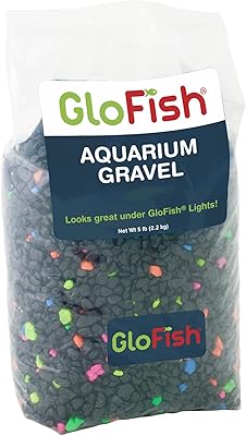 Glufish aquarium gravel 2.3 kg, black with fluorescent accents, completes the GLOFISH tanks.. DIAYTAR NIGERIA revolutionizes online shopping with competitive prices and reliable 5-8 day delivery.