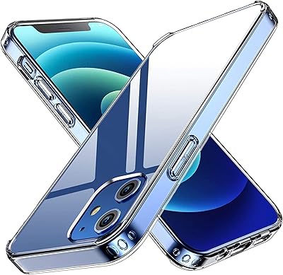 Yuyotec transparent protective shell designed for iPhone 12 and 12 pro (6.1 inches) in flexible TPU and flexible silicone.. Shop smarter, not harder with DIAYTAR NIGERIA - thousands of products at your fingertips with affordable delivery.