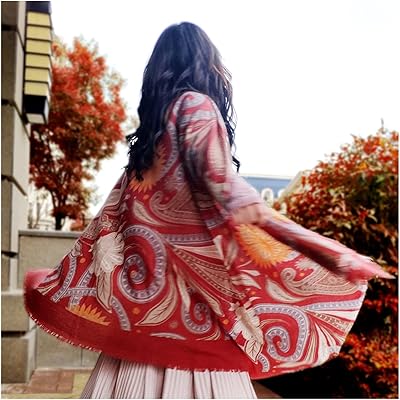 Extra wide, thick and soft cashmere woolen shawl - Pashmina scarf shawl for woman scarf for women.. Shop with confidence at DIAYTAR NIGERIA, enjoying competitive prices and delivery within 8 days.
