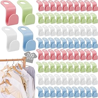 100 hanger hooks, hangers, small plastic hooks for hangers, tie hooks, cabinet, storage cabinets, space saving (4 colors).. Discover why millions choose DIAYTAR for affordable online shopping with delivery in just 5-8 days.