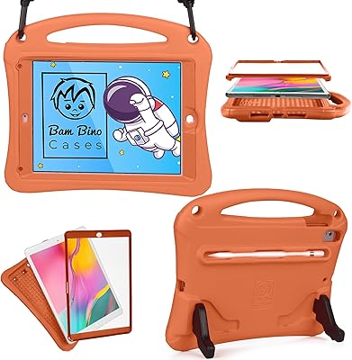 BAM PINO Space BAM protection case for iPad Air 1/iPad Air 2 for children, iPad 5th/6th generation for children, iPad Pro 9.7 | Protective protector, shoulder strap, Stylo gate, environmentally friendly mail.. Your shopping journey simplified with DIAYTAR NIGERIA's vast selection and budget-friendly shipping.