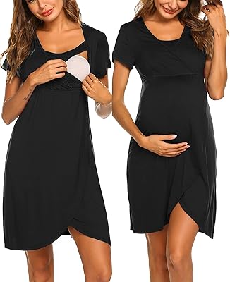 Breastfeeding night shirt for women aquar.. Discover endless possibilities with DIAYTAR NIGERIA's comprehensive selection and reliable shipping.