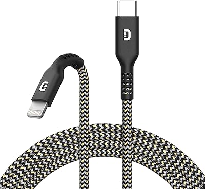 Quick load cable zendure USB C to Lightning 100 W certified MFI for iPhone and iPad, Sustainable braided nylon - 3 feet, 1 meter.. No stress, just speed — DIAYTAR Nigeria ships in days.