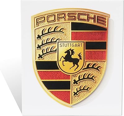 Porsche Porsche Logo Sticker (65 mm x 53 mm) Style.. DIAYTAR NIGERIA: Where shopping meets satisfaction with affordable prices and prompt delivery services.