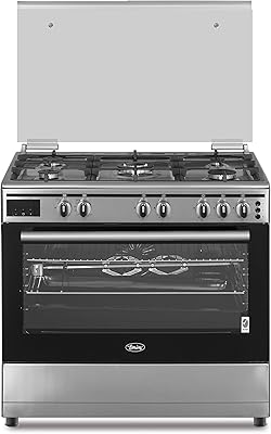 Gas stove 90 x 60 cm of terem, oven capacity 106 liters with self -cleaning function, iron supports for pots and stoves with automatic ignition, digital timer, stainless steel, one year warranty, tergc96st.. Enjoy a hassle-free shopping experience with DIAYTAR Nigeria, where products are categorized for your convenience and delivery is always on time.