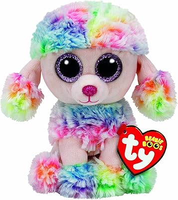 Typenny pooh type plush - Rainbow the poodle - 15 cm.. DIAYTAR NIGERIA bridges the gap between desire and affordability with nationwide delivery in under 8 days.