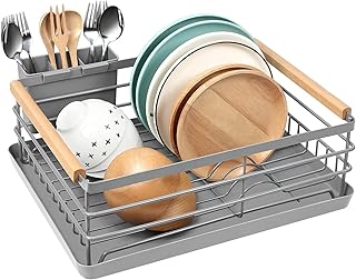 Brian & Danny Stainless steel dishwasher with removable covers and drainer, gray.. Shop with confidence at DIAYTAR NIGERIA, enjoying competitive prices and delivery within 8 days.