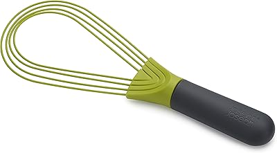 Rotary mixer 2 in 1 Joseph Joseph - Flat whisk and balloon - Suitable for non -stick kitchen utensils, silicone, gray/green.. DIAYTAR NIGERIA makes quality accessible with low prices and reliable 5-8 day nationwide delivery.