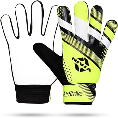 Football goalkeeper glove Nivea Air Strike, Size M, Black, 695, 896XXS.. DIAYTAR NIGERIA delivers on our promise of extensive selection and budget-friendly nationwide shipping.