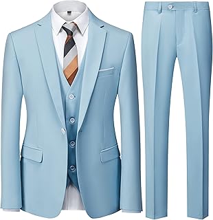 Set of 3 -piece tuxedo costume adjusted for men, jacket, pants, vest.. DIAYTAR NIGERIA: Connecting Nigerians with their needs through affordable prices and 5-8 day shipping.