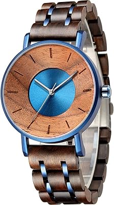 Wooden watches for men, light wooden watches made by 42 mm hand with elegant wooden bracelet adjustable and quartz movement watches classic elegant relaxed business, bracelet.. Discover a world of choices with DIAYTAR NIGERIA's extensive marketplace and prompt shipping service.