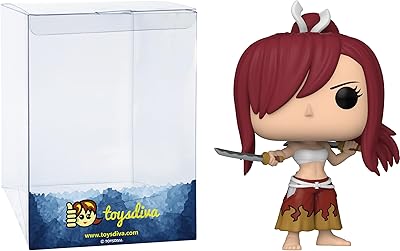 Erza Scarlett: B.O.B! Set of vinyl figurines with graphic protector compatible with Toys Diva (1046 - 57338 - B).. DIAYTAR NIGERIA: Your affordable shopping destination with thousands of products delivered in days.