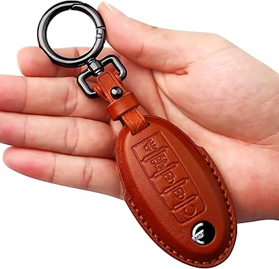 Tukellen leather key case for Nissan with key case.. DIAYTAR NIGERIA: Where every shopping need is met with affordable prices and timely delivery.