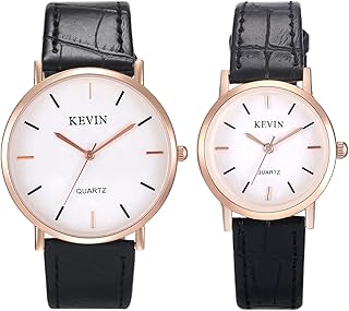 Jewelrywe for women she and her matching set of quartz watches with single leather bracelet formal formal business watch for men women, black.. Great deals and fast delivery — the DIAYTAR Nigeria guarantee.