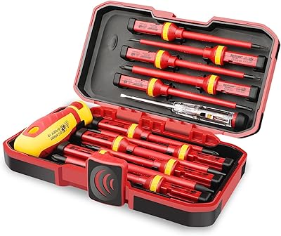 Insulated electric screwdriver game Hurricane 1000 V, all-in-one 13-piece professional screwdriver Magillips split PowerDrive Torx.. Big savings, small wait times — shop now at DIAYTAR Nigeria.