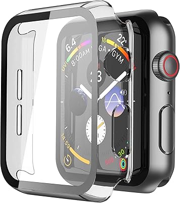 TECOMO COST Compatible with Apple Watch Series 6-SE-5-SERIES 4 with screen protector in glass glass.. DIAYTAR NIGERIA: Where every search leads to affordable products delivered promptly across Nigeria.
