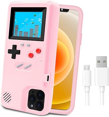 IPhone playmaker shell, Luxi Bay Retro, self-limited protective shell with 36 mini-games, color screen, antichoc video game shell for iPhone XR-Rose.. DIAYTAR NIGERIA brings a world of products to your fingertips with affordable prices and quick delivery.