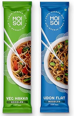 Package of 2 noodles Mui Suix - Vegetarian hakka noodles + Udon noodles.. Click, pay, receive — DIAYTAR Nigeria makes online shopping seamless.