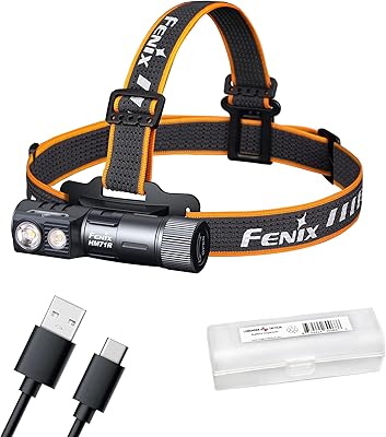 Fenix ​​HM71R Ultra light front lamp 2700 USB rechargeable lumens type C -shaped projector.. DIAYTAR NIGERIA: Putting quality products within reach of every Nigerian through our affordable marketplace.