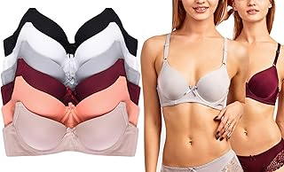 A set of 6 padded bras of different forms that support the sizes of bonnets for women - A DDD.. Experience retail convenience with DIAYTAR NIGERIA's comprehensive platform and 5-8 day nationwide shipping.