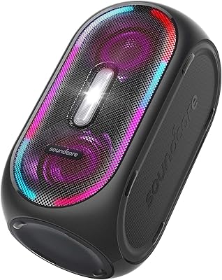 Anker Soundcore Rave Lightning speaker with its 107 dB light show.. Shop from anywhere in Nigeria and receive your DIAYTAR purchases at affordable prices within a week.