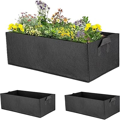 Higher bags of crop of plants of plants package of 3 non -woven felt jars with handles.. DIAYTAR NIGERIA delivers on our promise of extensive selection and budget-friendly nationwide shipping.