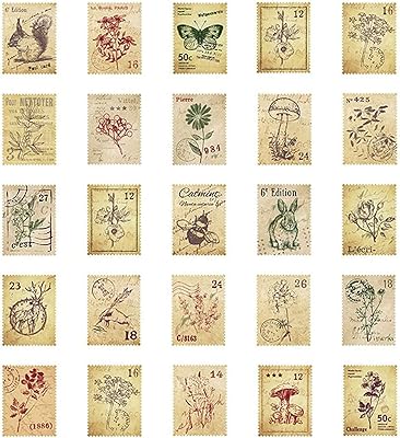 225 pieces of vintage decorative stickers for scrapbooking, envelopes, newspaper, agenda, ancient sticker book.. DIAYTAR NIGERIA brings a world of products to your fingertips with affordable prices and quick delivery.