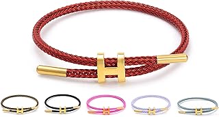 Adjustable r string bracelet, titanium steel wire, gold -plated loop design for bridesmaids, gift for women men girls.. Shop with confidence on DIAYTAR Nigeria — quality products and timely delivery.