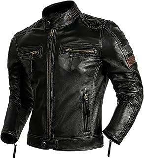 Yeskit leather jacket for men, clothing leather jacket for men engine coat motorcycle jacket for men in real leather (color: hortel, size: size 4xl 85-90kgs).. Experience shopping freedom with DIAYTAR NIGERIA's vast selection and 5-8 day nationwide delivery service.