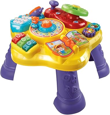 Vtech Magic Star learning table (packaging without frustration), yellow.. DIAYTAR NIGERIA transforms dreams into deliveries with our affordable prices and reliable shipping.