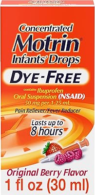 Concentrated anti-fever drops for Motrin infants infantless without ibuprofen berries, 29.57 ml.. DIAYTAR NIGERIA: Where every shopping need is met with affordable prices and timely delivery.