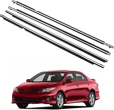 Zonfant chromed window garnish compatible with Toyota Corolla 2009-2012, replacement #75710-02210, 75720-02210, 75730-02190, 75740-02190.. Explore fashion, tech, home goods, and more on DIAYTAR Nigeria — always affordable, always fast.