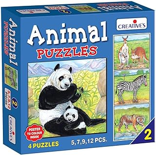 Creative educational animal puzzle n ° 2 (12 pieces).. Shop from anywhere in Nigeria with DIAYTAR's extensive selection and budget-friendly shipping options.