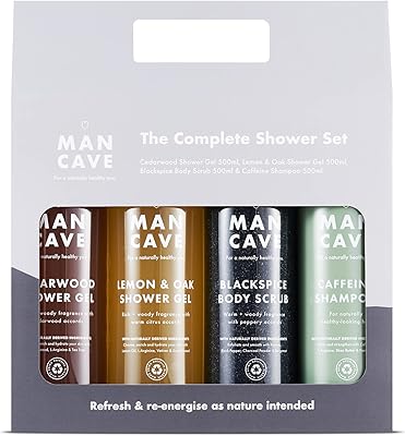 Complete man Cave Bath Gift Box - 4 Bathrooms Signature For Men - Amazon exclusivity - Vegan, the packaging may vary.. Shopping made simple with DIAYTAR NIGERIA's vast selection and budget-friendly nationwide delivery.