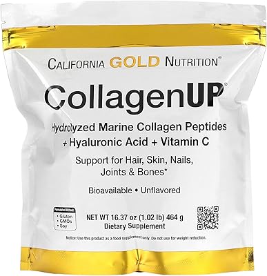 Collagen up California Gold Nourishing, Hydrolyzed Marin Collagen, Hyaluronic Acid, Vitamin C, Sans Flass, 16.36 Oz, 464 g.. Say goodbye to limited options and long shipping times. DIAYTAR Nigeria delivers variety, quality, and affordability straight to your door.