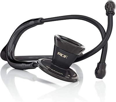 Classic MDF stethoscope with black stainless steel and steel.. DIAYTAR NIGERIA: Bringing quality products to your doorstep at prices that won't break the bank.