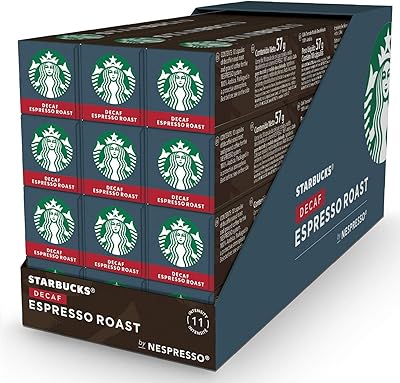 Coffee decaffeinated Expresso Starbucks Nespresso, dark roasting (12 sachets).. Shop with purpose at DIAYTAR NIGERIA and discover a world of products at budget-friendly prices.