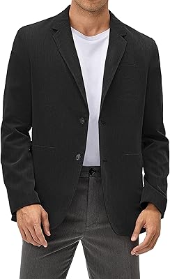 Light and relaxed blazer jacket for men, adjusted cut, with two single color buttons, suitable for work.. Wide range, low cost, fast delivery — that’s DIAYTAR Nigeria.